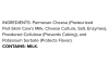 Parm Shaker Ingredients - Product